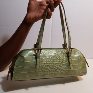 Alligator Green Handbag
